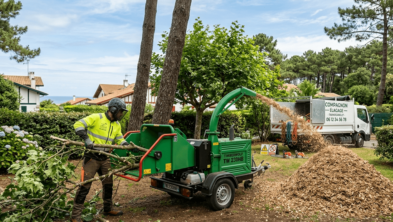 elagueur anglet broyage branches ecologique